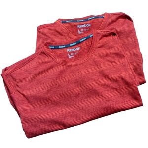 💖 Reebok Bundle Two Women's Size Large Athletic Workout T-Shirts